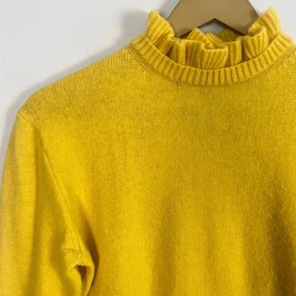J. Crew Yellow Wool Blend Sweater - Picture 4 of 10